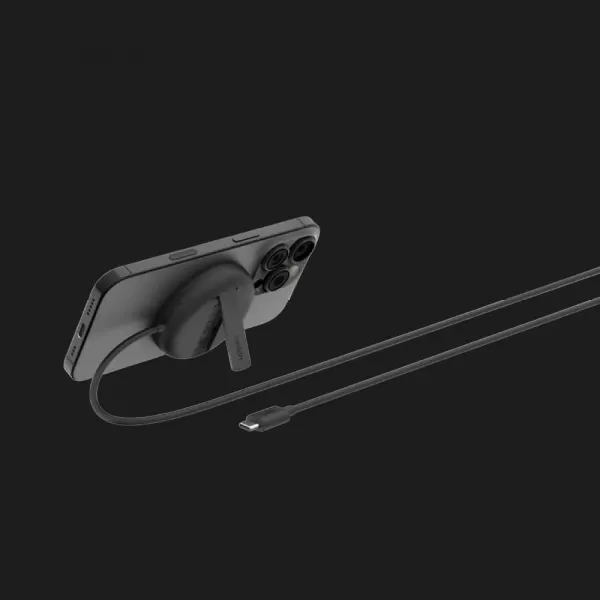 Безпровідна зарядка Belkin UltraCharge Magnetic Kickstand 15Вт (Black)
