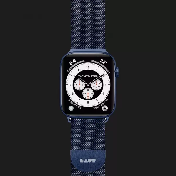 Ремінець LAUT Steel Loop для Apple Watch 44/45/46/49mm (Blue)