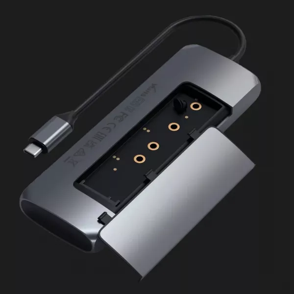 Satechi Aluminum Type-C Hybrid Multiport Adapter (ST-UCHSEM) (Space Gray)