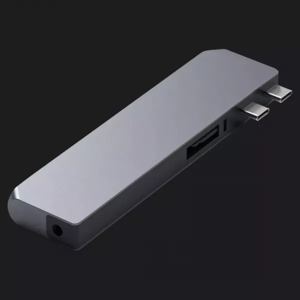 Satechi Aluminum USB-C Pro Hub Max Adapter (ST-UCPHMXM) (Space Gray)
