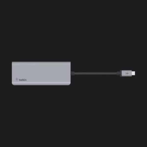 Belkin USB-C 7in1 Multiport Dock (Space Gray) (AVC009BTSGY)