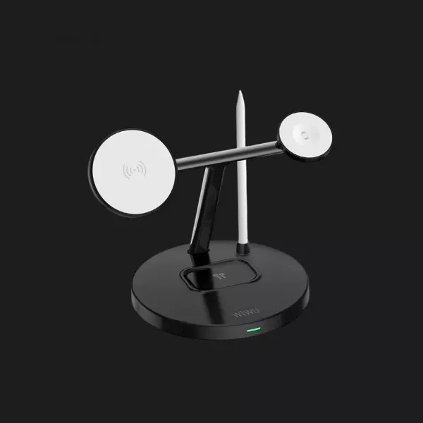 Бездротова зарядка WiWU 4-in-1 Wireless Charger (Black)