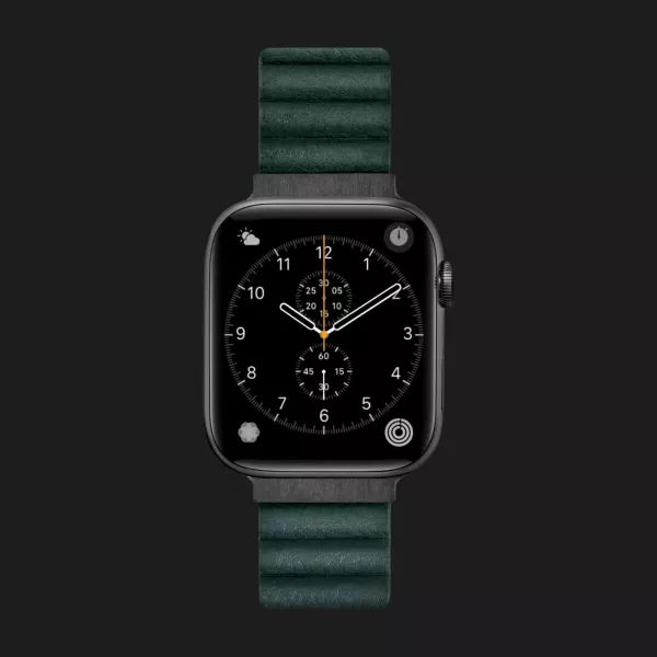 Ремінець LAUT Novi Luxe для Apple Watch 44/45/46/49mm (Pine Green)