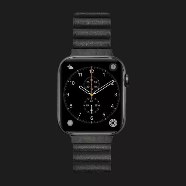 Ремінець LAUT Novi Luxe для Apple Watch 44/45/46/49mm (Midnight)