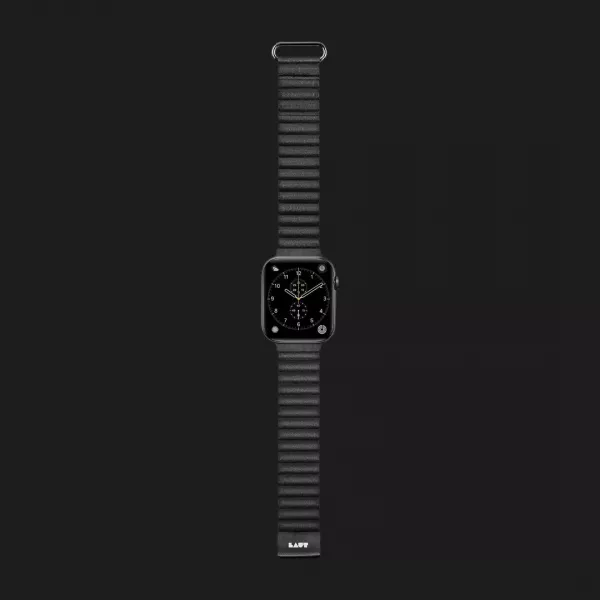 Ремінець LAUT Novi Luxe для Apple Watch 44/45/46/49mm (Midnight)