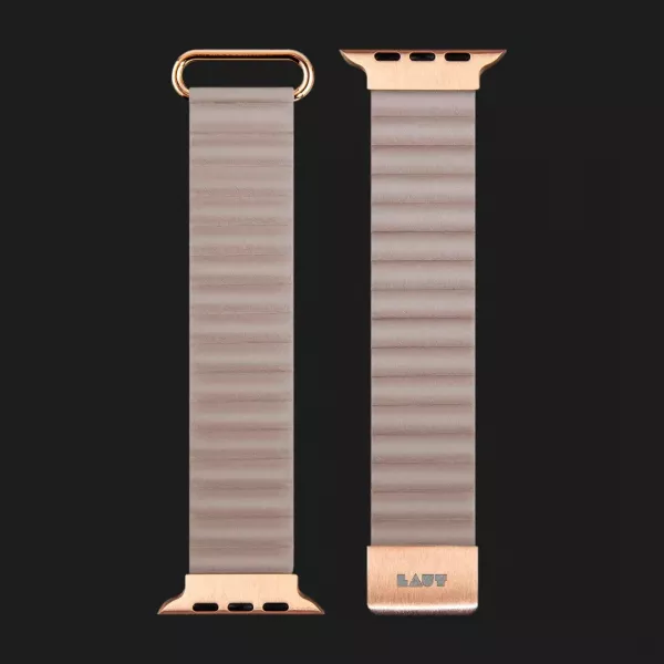 Ремінець LAUT Novi Luxe для Apple Watch 44/45/46/49mm (Beige)