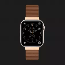 Ремінець LAUT Novi Luxe для Apple Watch 44/45/46/49mm (Sepia Brown)