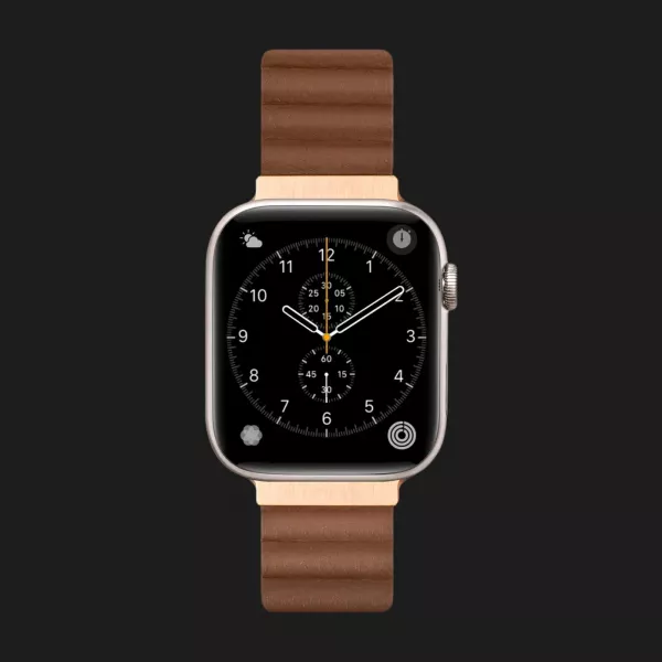 Ремінець LAUT Novi Luxe для Apple Watch 44/45/46/49mm (Sepia Brown)