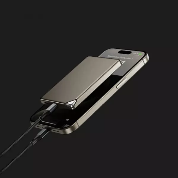 Power Bank WiWU Ultra Slim 5000mAh MagSafe (Gold)
