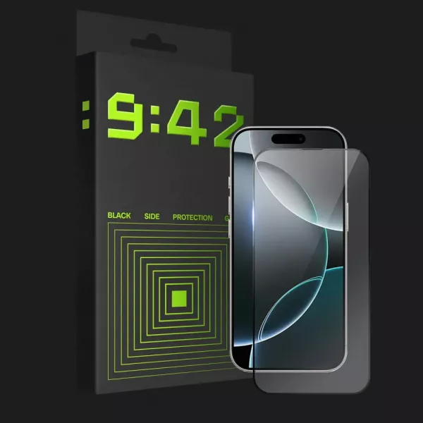 Захисне скло 9:42 BlackSide для iPhone 17/16 Pro