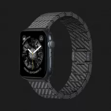 Ремінець Pitaka Carbon Fiber Band для Apple Watch 38/40/41/42mm & 44/45/46/49mm (Black/Grey Twil)