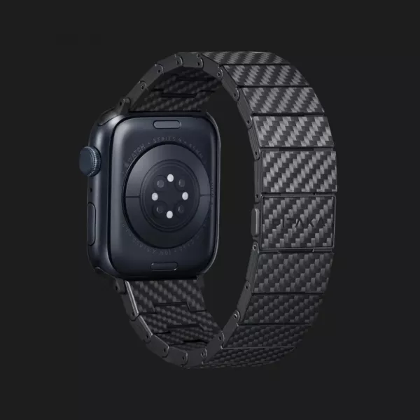 Ремінець Pitaka Carbon Fiber Band для Apple Watch 38/40/41/42mm & 44/45/46/49mm (Black/Grey Twil)