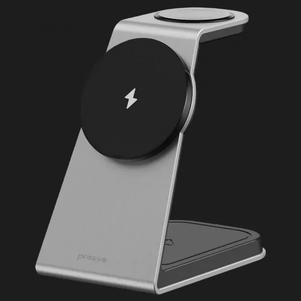Безпровідна зарядка Proove Omni Power 3 in 1 (Gray)