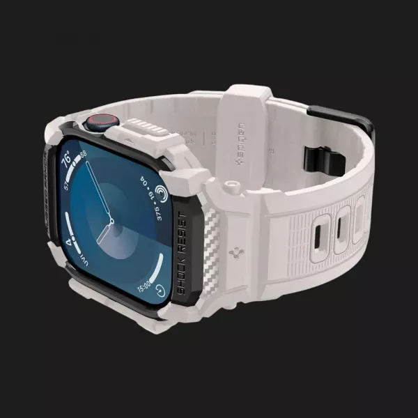 Чохол-ремінець Spigen Rugged Armor Pro для Apple Watch 46mm 2024 (Dune Beige)