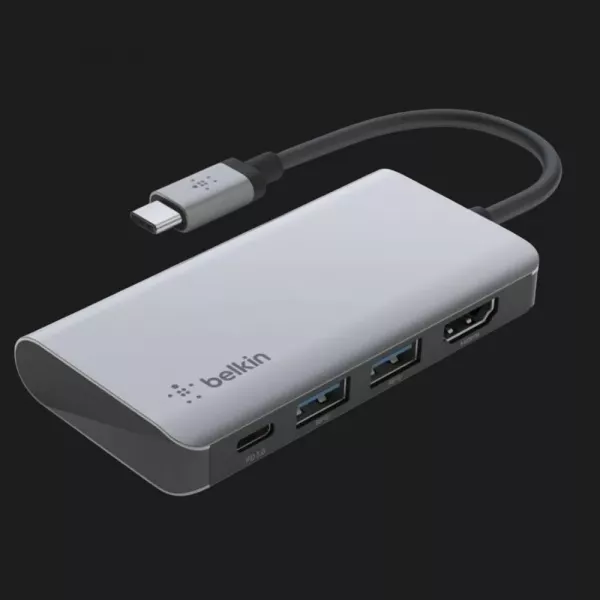 Адаптер Belkin USB-C 4 в 1 Multiport Dock (AVC006BTSGY)