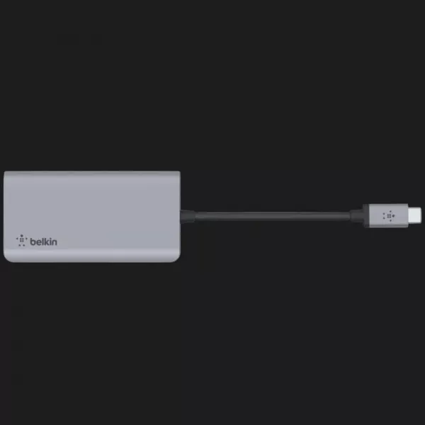 Адаптер Belkin USB-C 4 в 1 Multiport Dock (AVC006BTSGY)