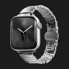 Ремінець LAUT LINKS MARCH для Apple Watch 44/45/46/49mm (Silver)