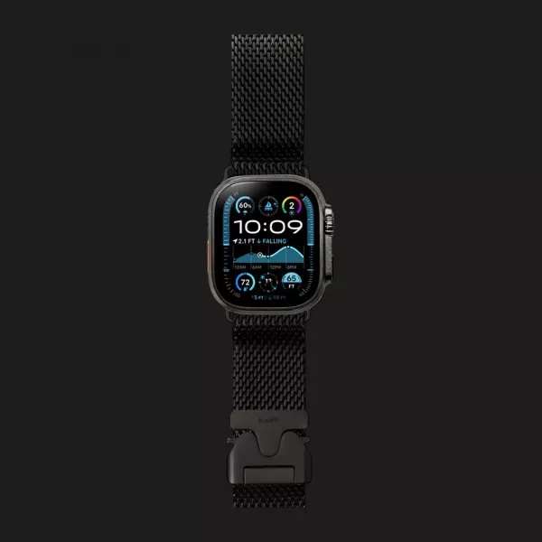 Ремінець LAUT SATURN LOOP для Apple Watch 44/45/46/49mm (Black)