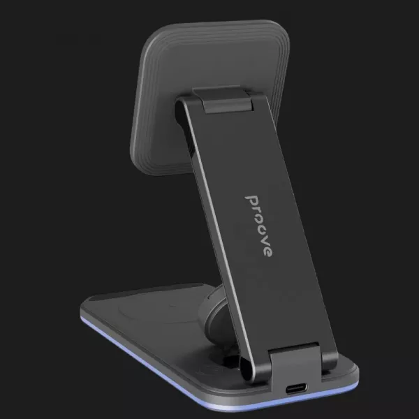 Безпровідна зарядка Proove Energy Fold 3 in 1 (Black)