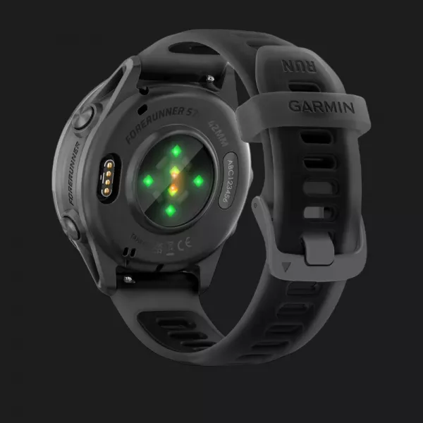 Garmin Forerunner 570 42mm Slate Gray Aluminum with Translucent Black/Black Band