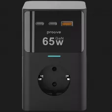 Мережевий фільтр Proove Power Cube 65W (3xAC + 2xType-C + 1xUSB) 1.5m