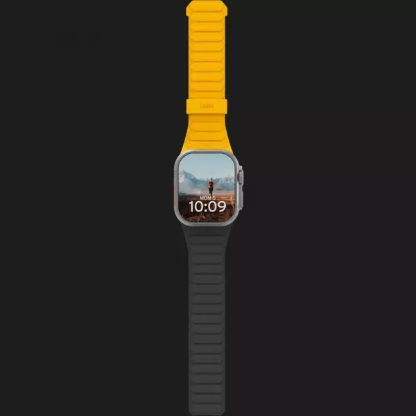 Ремінець UAG Pathfinder для Apple Watch 44/45/46/49mm (Heritage Yellow/Black)
