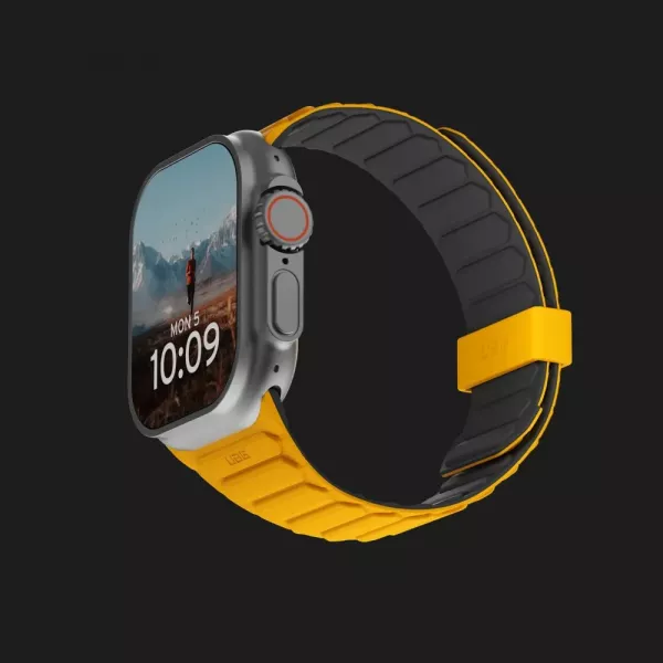 Ремінець UAG Pathfinder для Apple Watch 44/45/46/49mm (Heritage Yellow/Black)