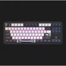 Клавіатура ігрова Dark Project ALU87 Bushido ENG/UA (Black/White) (UA)