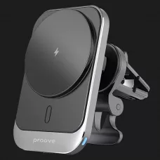 Автомобільний тримач з бездротовим зарядним пристроєм Proove Square Magnetic Pro 15W