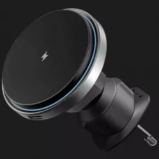 Автомобільний тримач з бездротовим зарядним пристроєм Proove Magic Circle Pro 15W (Black)