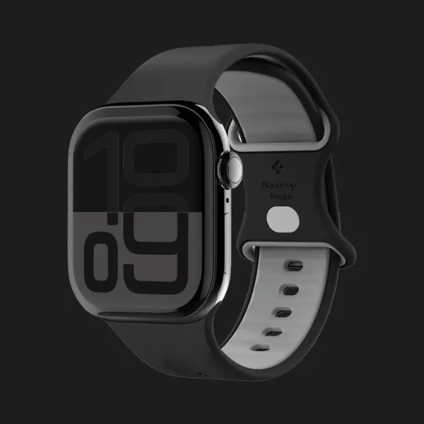 Ремінець Spigen Nano Pop для Apple Watch 44/45/46/49mm (Black Sesame)