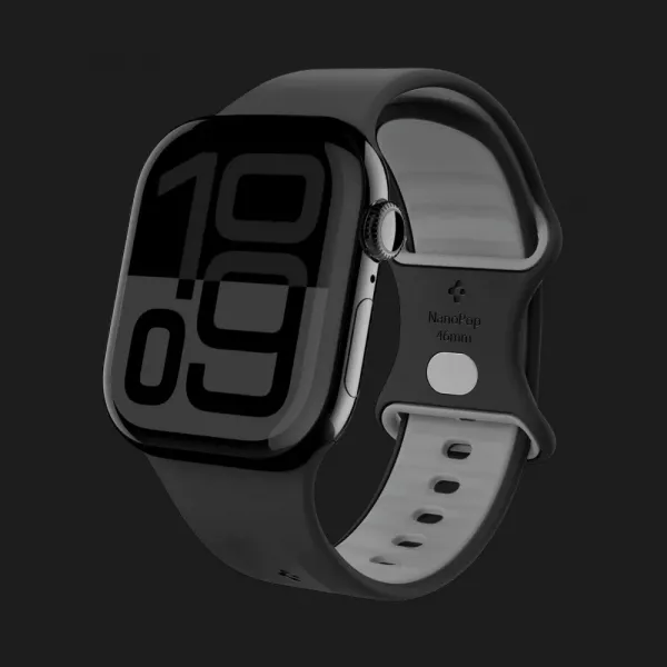Ремінець Spigen Nano Pop для Apple Watch 44/45/46/49mm (Black Sesame)
