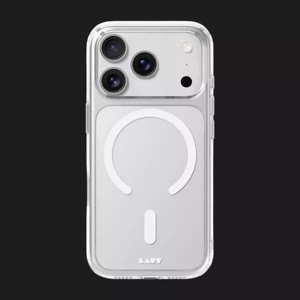 Чохол LAUT Crystal Fluro MagSafe для iPhone 17 Pro Max (Clear Light Grey)