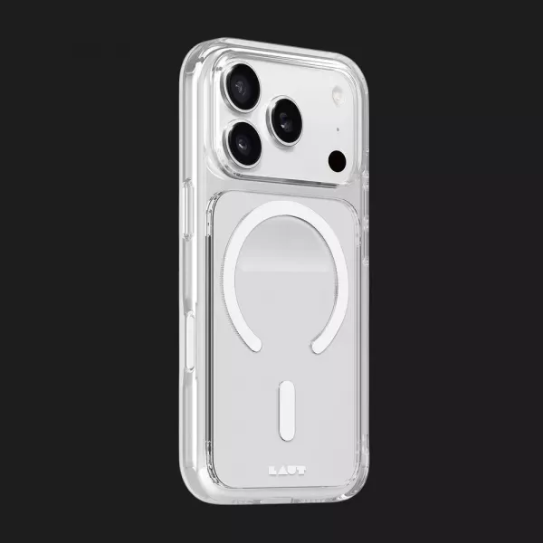 Чохол LAUT Crystal Fluro MagSafe для iPhone 17 Pro Max (Clear Light Grey)