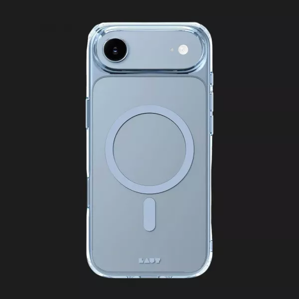 Чохол LAUT Crystal Fluro MagSafe для iPhone 17 Air (Light Blue)