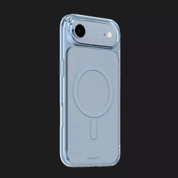 Чохол LAUT Crystal Fluro MagSafe для iPhone 17 Air (Light Blue)