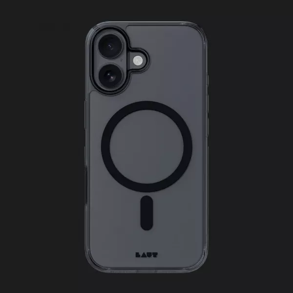Чохол LAUT Crystal Fluro MagSafe для iPhone 17 (Clear Black)