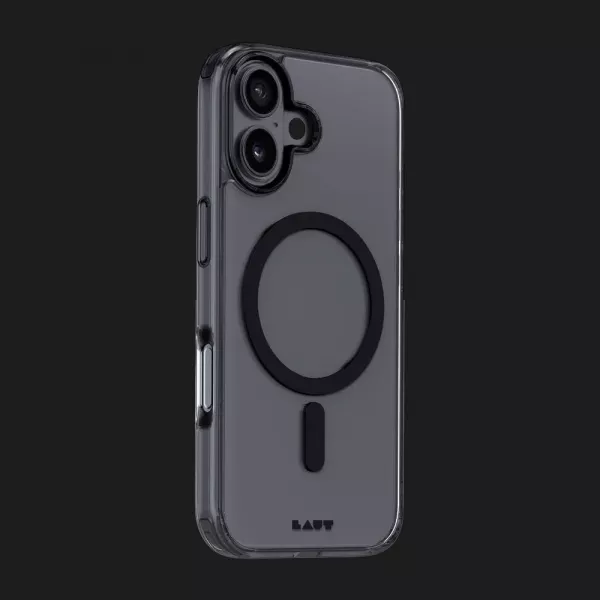 Чохол LAUT Crystal Fluro MagSafe для iPhone 17 (Clear Black)