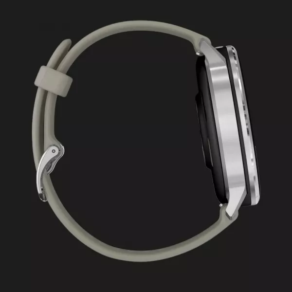 Garmin Venu 4 45mm Silver with Silver Gray Silicone Band