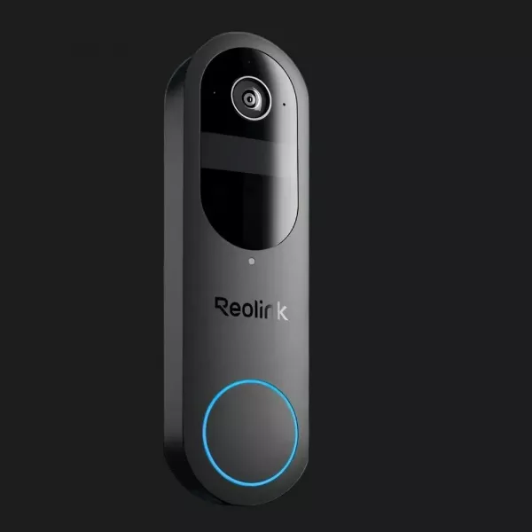 Відеодзвінок Reolink D340B (Video Doorbell Wi-Fi/АКБ) (Black)