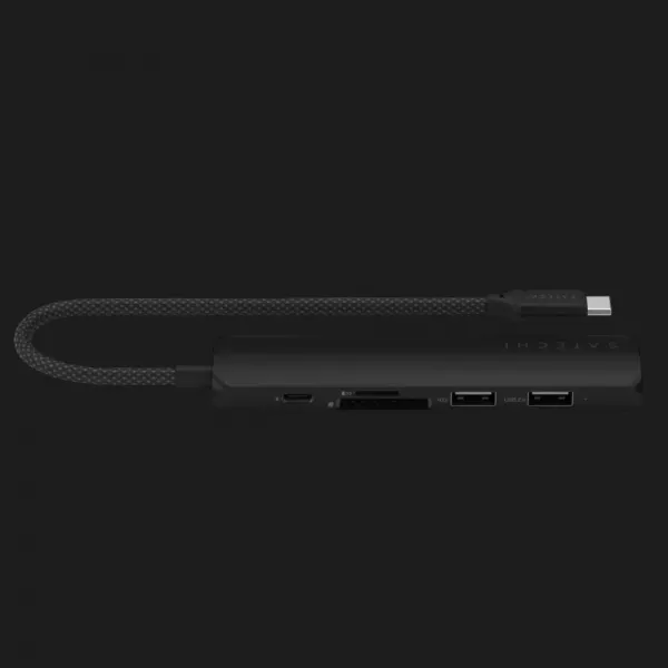 Адаптер Satechi 6-in-1 USB-C Slim Multiport Adapter 4K (Black)