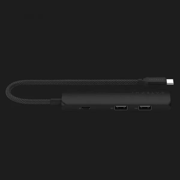 Адаптер Satechi 4-in-1 USB-C Slim Multiport Adapter 4K (Black)