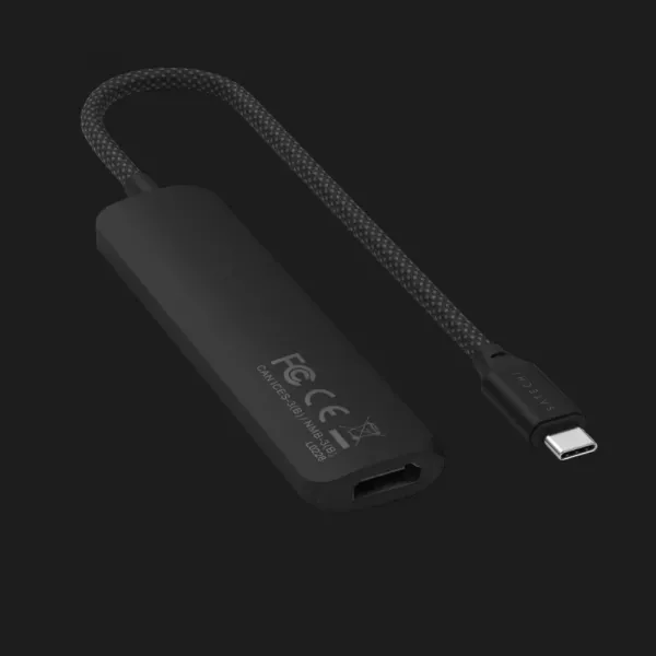 Адаптер Satechi 4-in-1 USB-C Slim Multiport Adapter 4K (Black)