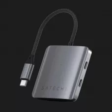 Адаптер Satechi 4-Port USB-C Hub with PD (Space Gray)