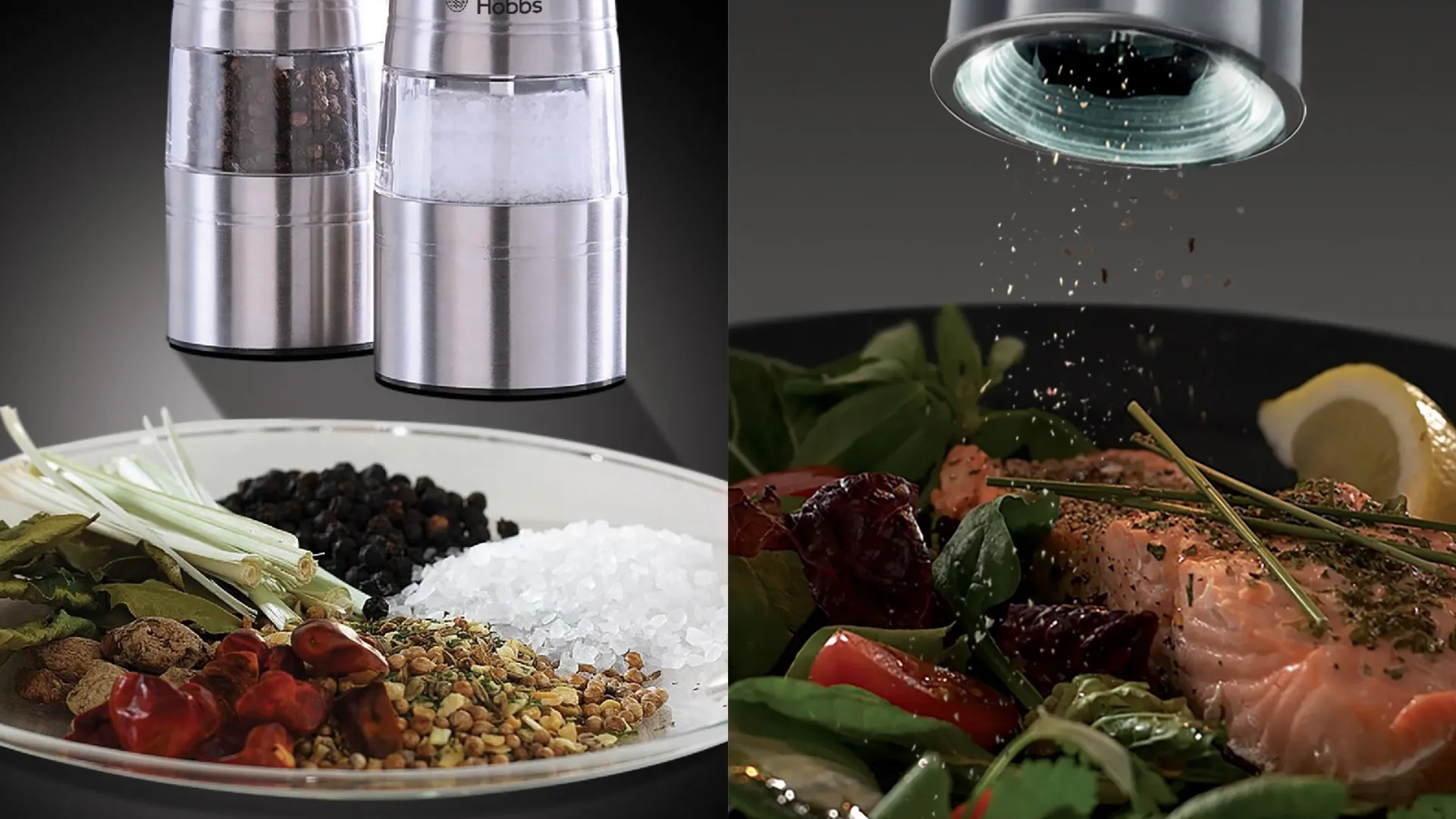 Млини для солі та перцю Russell Hobbs ААх4 2шт сталеві