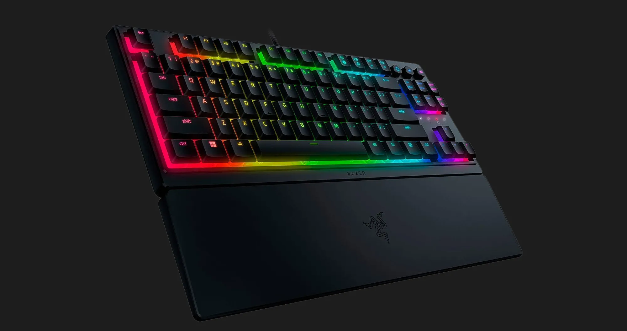 Клавіатура ігрова RAZER Ornata V3 TKL UKR (Black) (RZ03-04881800-R371) (Standard)