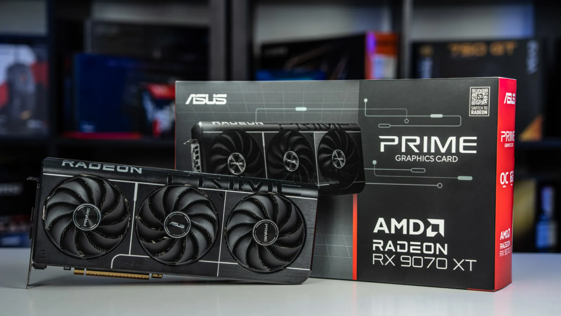 Відеокарта ASUS Radeon RX 9070 XT PRIME 16GB (90YV0L71-M0NA00)