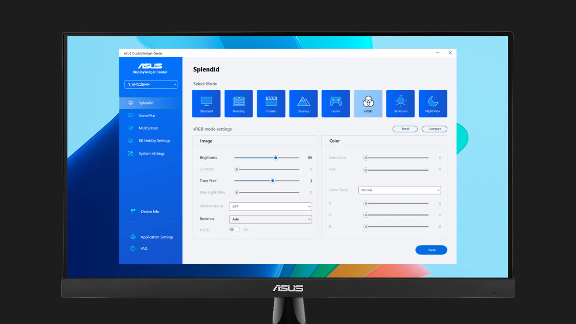 Монітор Asus 21.45