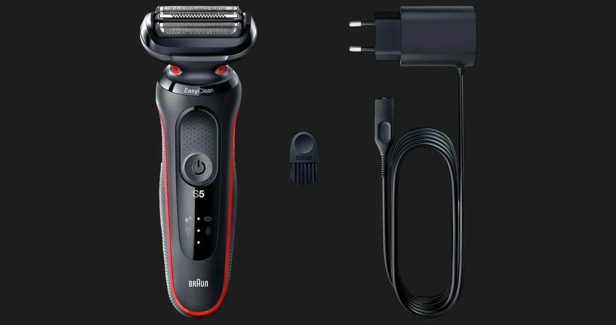 Електрична бритва BRAUN Series 5 Wet&Dry (51-R1000s) (Black/Red)