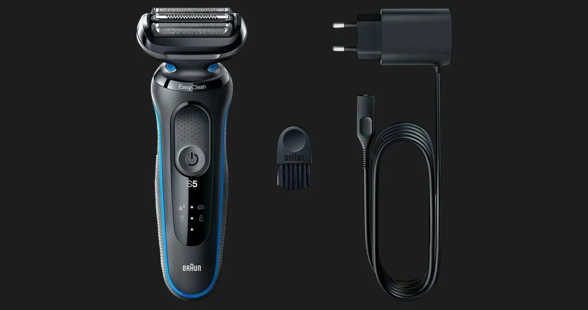 Електрична бритва BRAUN Series 5 Wet&Dry (51-B1000s) (Black/Blue)